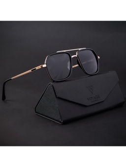 Voyage - Golden Polarized Wayfarer Sunglasses for Men & Women - TR1001PMG4314