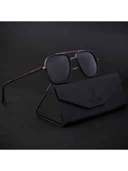 Voyage - Grey Polarized Wayfarer Sunglasses for Men & Women - TR1001PMG4315