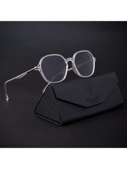 Voyage - Clear Polarized Round Sunglasses for Men & Women - TR8071PMG4494