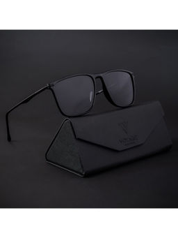 Voyage - Shine Black Polarized Wayfarer Sunglasses for Men & Women - TR8072PMG4302