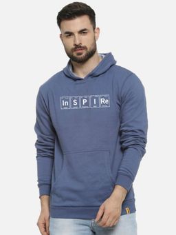 Campus Sutra - Men Printed Stylish Hooded Sweatshirt