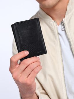 Sassora - Premium Leather Men's Trifold Wallet (M)
