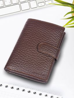 Sassora - Brown Genuine Leather Rfid Men's Wallet (L)