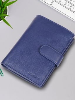Sassora - Purple Genuine Leather Rfid Men's Wallet (L)
