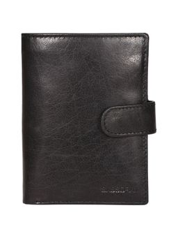 Sassora - Genuine Leather Black Rfid Wallet (L)