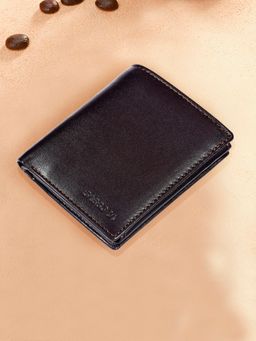 Sassora - Brown Pure Leather Men's Rfid Wallet (S)