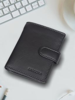 Sassora - Black Genuine Leather Wallet (S)