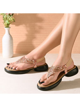Valentino - Women Embellished Ethnic Comfort Sandals