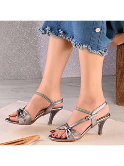 Valentino - Women Metallic Elegant Bow Detail Stiletto Sandals