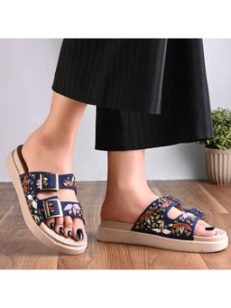 Valentino - West Port Women Double Strap Comfort Slides