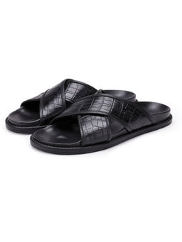 SHUTIQ - Kiki Coal Black Slides