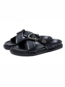 SHUTIQ - Knight X Black Slides