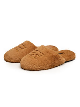 SHUTIQ - Ss Furry Tan Mules