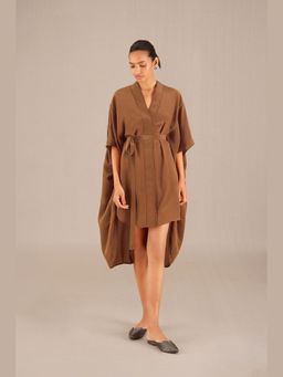 AMPM - Lena Brown Knee Length Dress