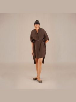 AMPM - Lena Brown Knee Length Dress