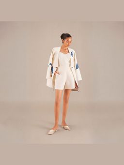 AMPM - Ivory Amira Jacket with Inner and Shorts