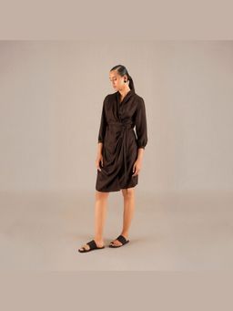 AMPM - Neesa Brown Knee Length Dress