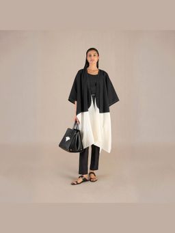 AMPM - Black Veera Cape and Pant with Inner and Belt