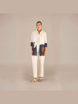 AMPM - Ivory Tara Shirt and Pant with Inner