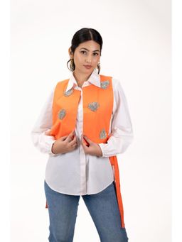 DOORS DESIGNS - Orange Overlay Shirt