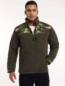 MountMiller - Men's Camouflage Ripstop Dual Superbond HLKN Fleece Tactical Hooded Jacket | Multi-Pocket
