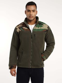 MountMiller - Men's Camouflage Ripstop Dual Superbond HLKN Fleece Tactical Hooded Jacket | Multi-Pocket