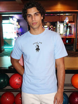Bewakoof - Men Blue Duck Solid T-shirt