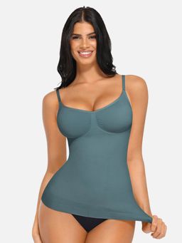 Shop The Edit - Blue Women Waist Control Shapewear Tank Top