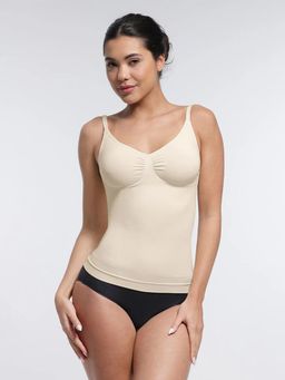 Shop The Edit - White Women Waist Control Shapewear Tank Top