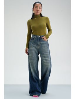 FREAKINS - Dreamscape Denim Super Wide Flare Jeans