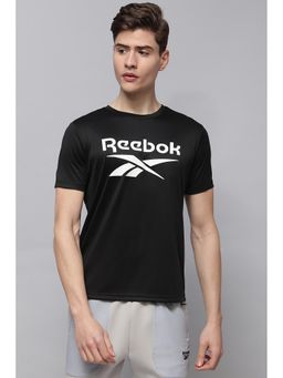 Reebok - Men Black Half Sleeves T-shirt