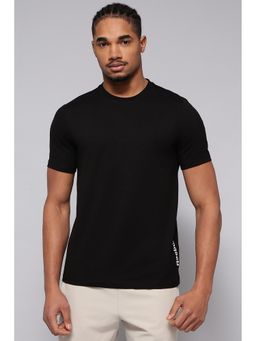 Reebok - Men Black Solid T-shirt