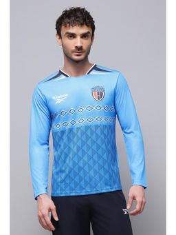 Reebok - Men Sea Green Printed T-shirt