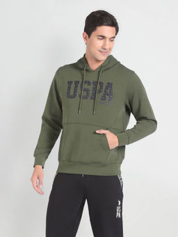 U.S. Polo Assn. Denim Co. - Brand Print Hooded Sweatshirt