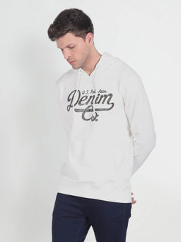 U.S. Polo Assn. Denim Co. - Brand Print Hooded Sweatshirt
