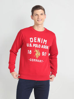 U.S. Polo Assn. Denim Co. - Crew Neck Brand Print Sweatshirt