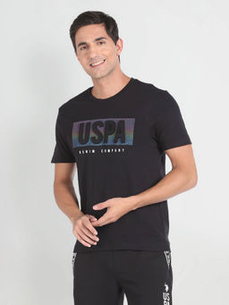 U.S. Polo Assn. Denim Co. - Brand Embossed Cotton T-Shirt