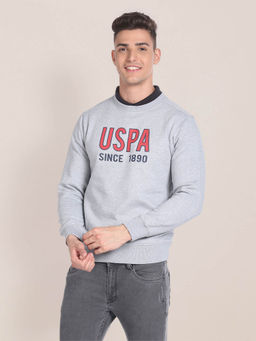 U.S. POLO ASSN. - Brand Print Crew Neck Sweatshirt