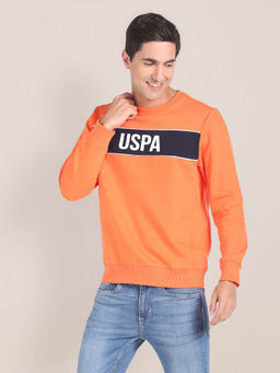 U.S. POLO ASSN. - Brand Print Crew Neck Sweatshirt