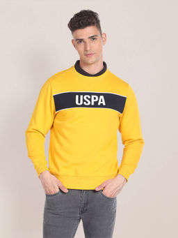 U.S. POLO ASSN. - Crew Neck Brand Print Sweatshirt
