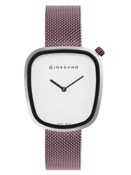 Giordano - Analog Wrist Watch for Women Stylish Metal Strap - Gd-60006 - Purple (Medium)