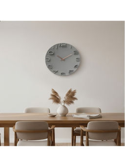 The Artment - Grey Wall Mounted Facet Clock