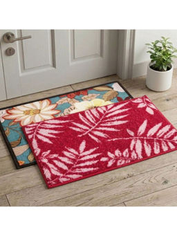 Athom Living - Multi-Color Easy Home Designer Soft Anti Slip Door Mats (Pack Of 2)