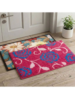 Athom Living - Multi-Color Easy Home Designer Soft Anti Slip Door Mats (Pack Of 2)