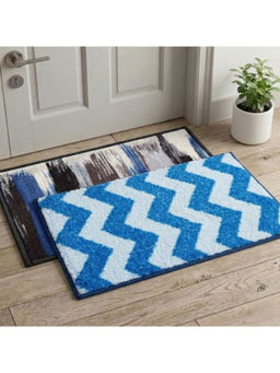 Athom Living - Multi-Color Easy Home Designer Soft Anti Slip Door Mats (Pack Of 2)