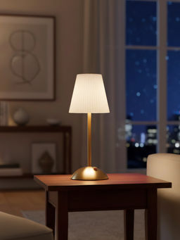 ELARE - Cream Rechargeable Touch Table Lamp