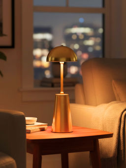 ELARE - Gold Metal Touch Table Lamp