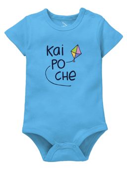 Zeezeezoo - Kai Po Chhe Printed Onesie Light Blue