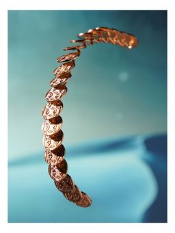 Suhani Pittie - Gold Plated Engraved Coins Mohawk