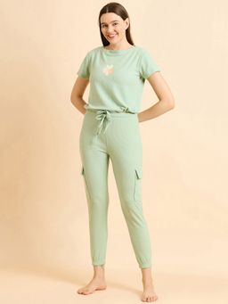 Sweet Dreams - Women Half Sleeves T-Shirt with Pyjama (Set of 2)